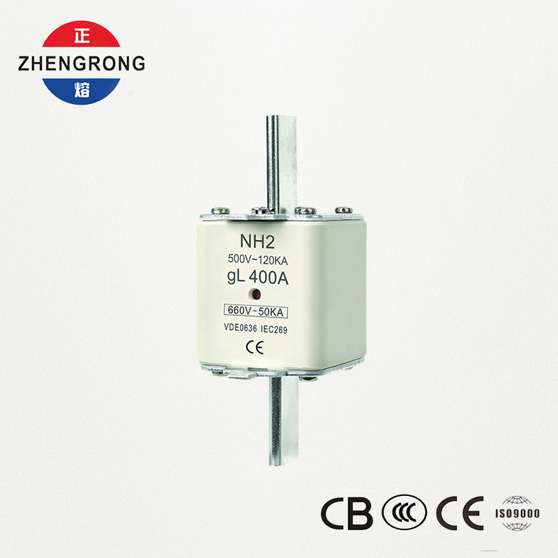 CE және IEC сертификатталған сақтандырғыш сілтемесі NH2 660V 400A жоғары ажырату сыйымдылығы