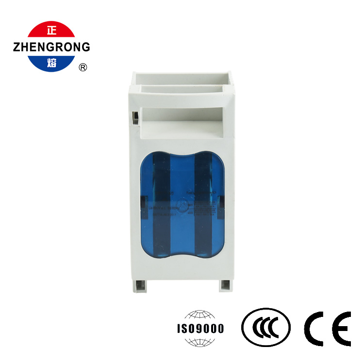 DIN рельсті сақтандырғыш ұстағыш NH00 160A пышақ қосқышы сақтандырғыш негізі