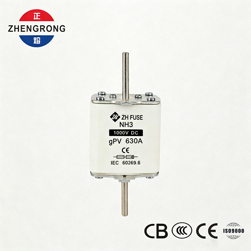 NH3 1000V DC 630A gPV сақтандырғышы, күн сәулесінің фотоэлектрлік жүйелеріне арналған