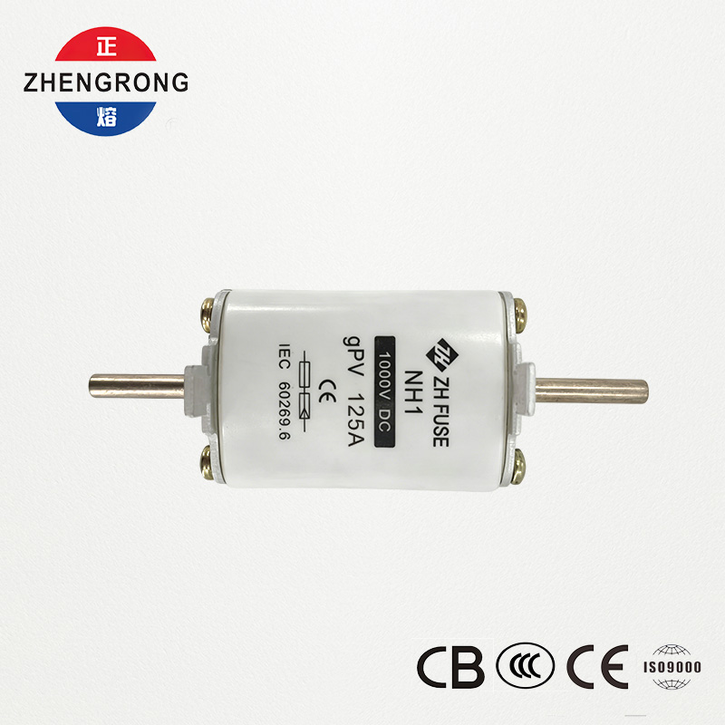 PV тұрақты сақтандырғыш NH1 125A 1000V | CE & IEC 60269.6 Күн массивтері үшін мақұлданған