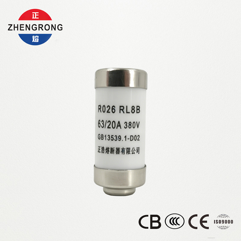 RL8B R026 380В сақтандырғыш | 20A/63A D02 стандарты