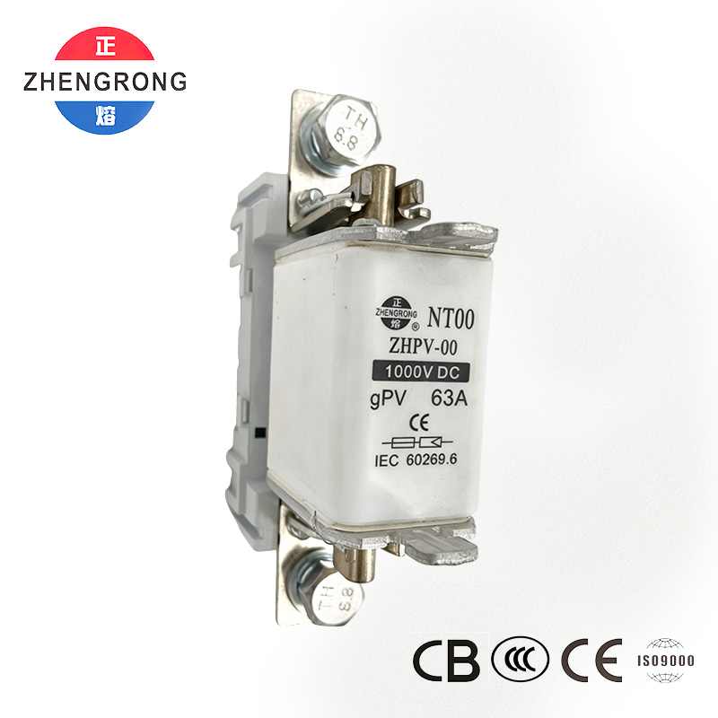 ZHPV-00 63A 1000V DC фотоэлектрлік қорғаныс сақтандырғышы - CE сертификаты